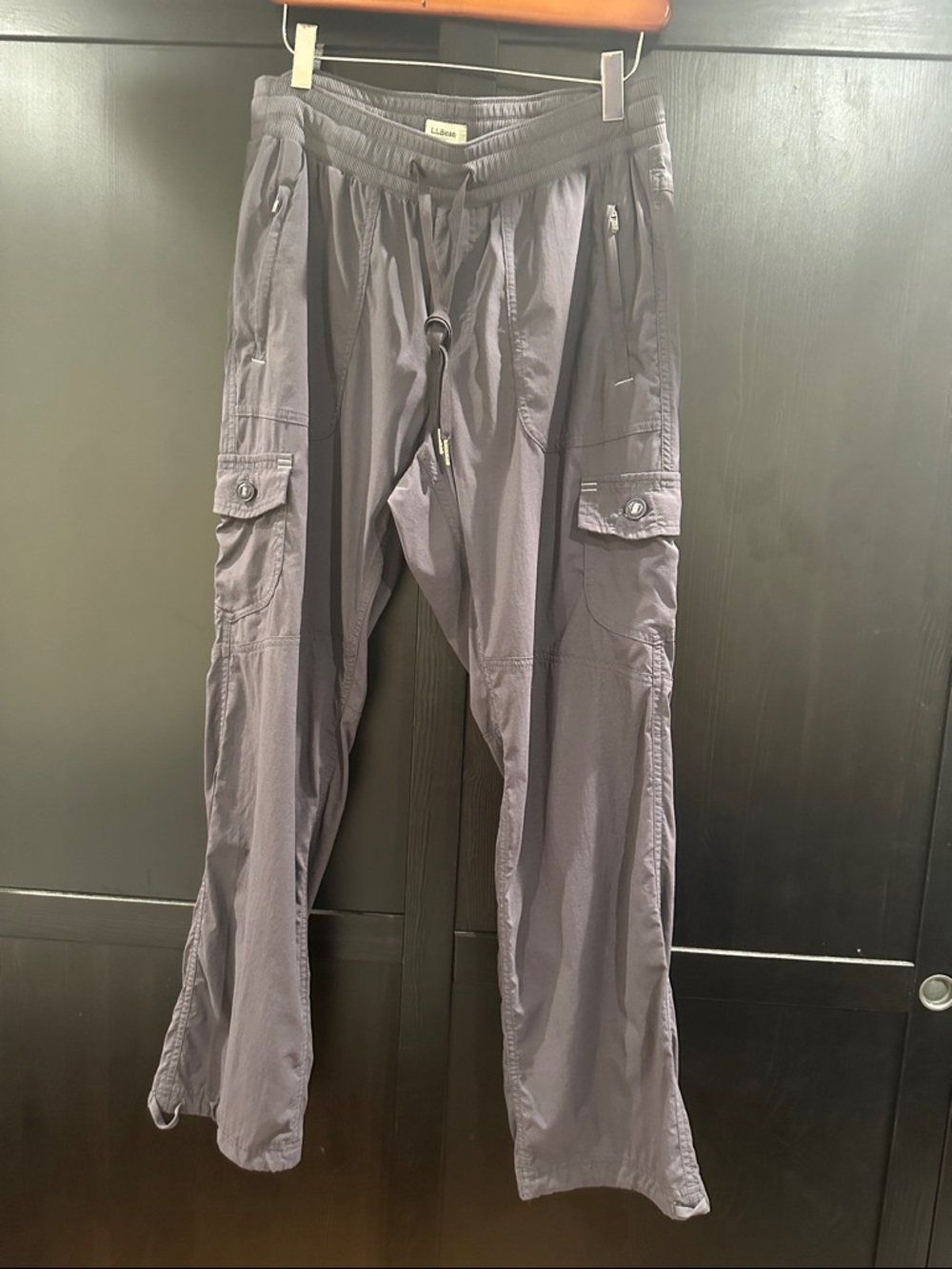 L.L. Bean Women's Cargo Pants - Charcoal
